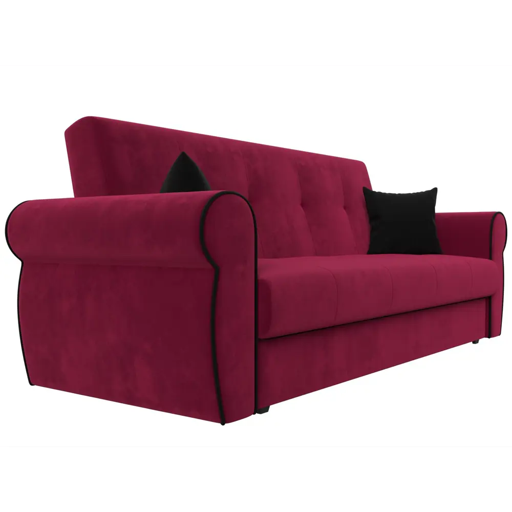 Фото 3 Раскладной диван Лига Диванов Лига-019 118352 222x90x83 см вельвет цвет красный Фото 3 Раскладной диван Лига Диванов Лига-019 118352 222x90x83 см вельвет цвет красный