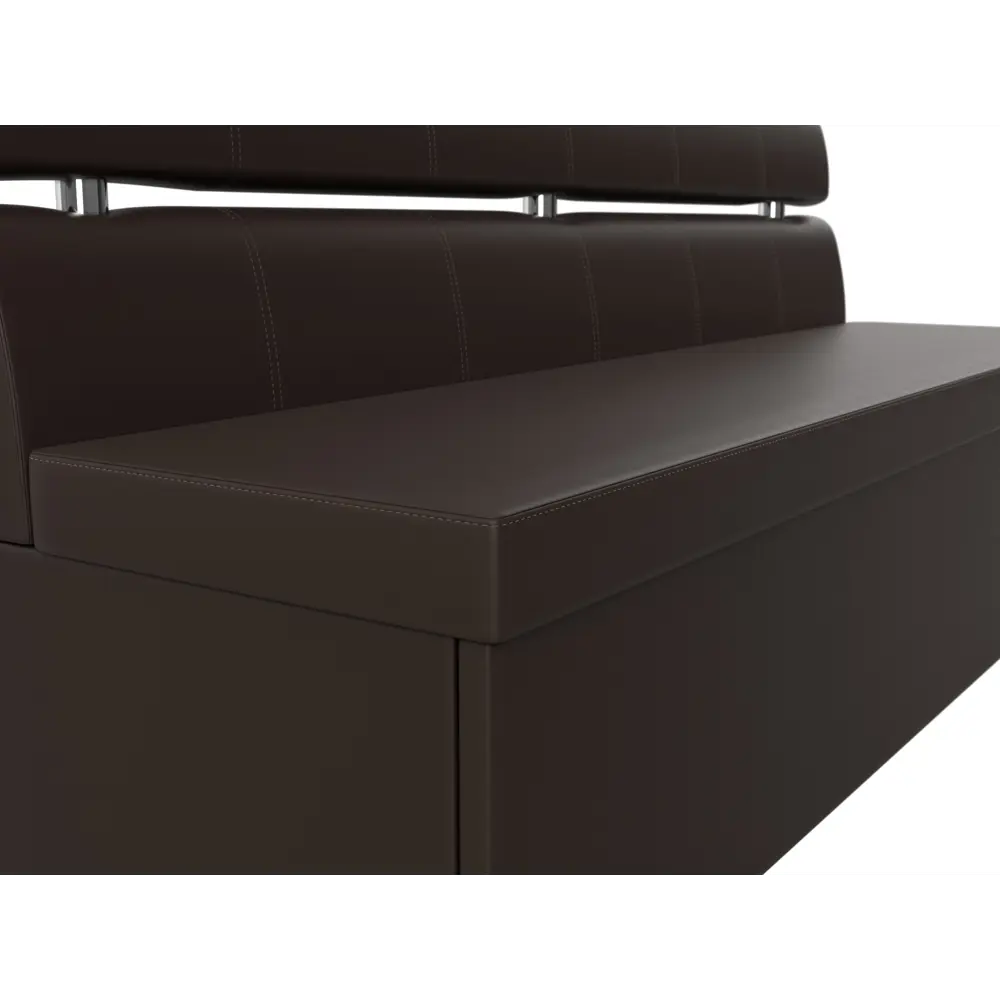 Фото 3 Диван кухонный Лига Диванов Классик 28815 180x93x65 см экокожа цвет коричневый