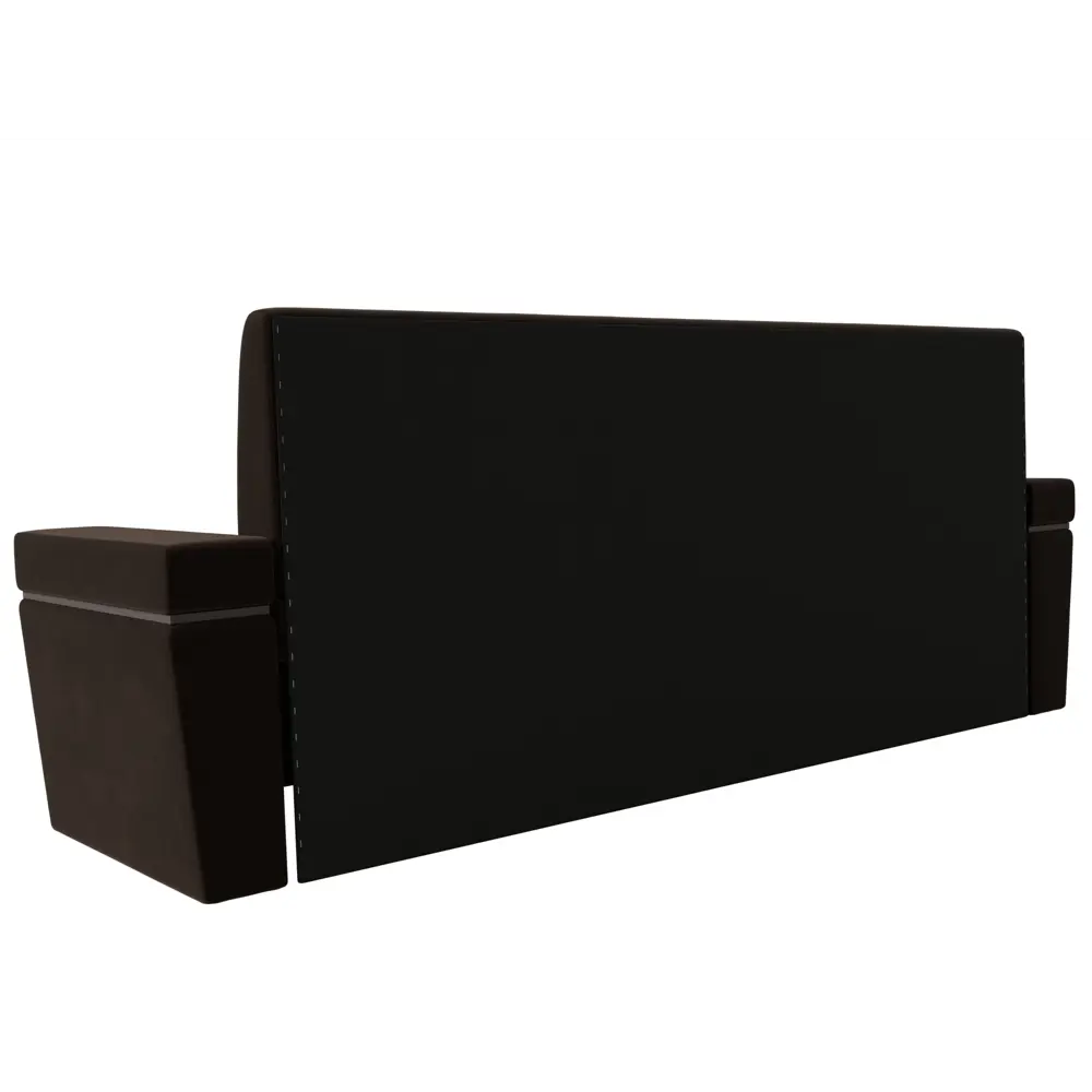 Фото 4 Диван кухонный Лига Диванов Деметра 217x80x58 см микровельвет цвет коричневый