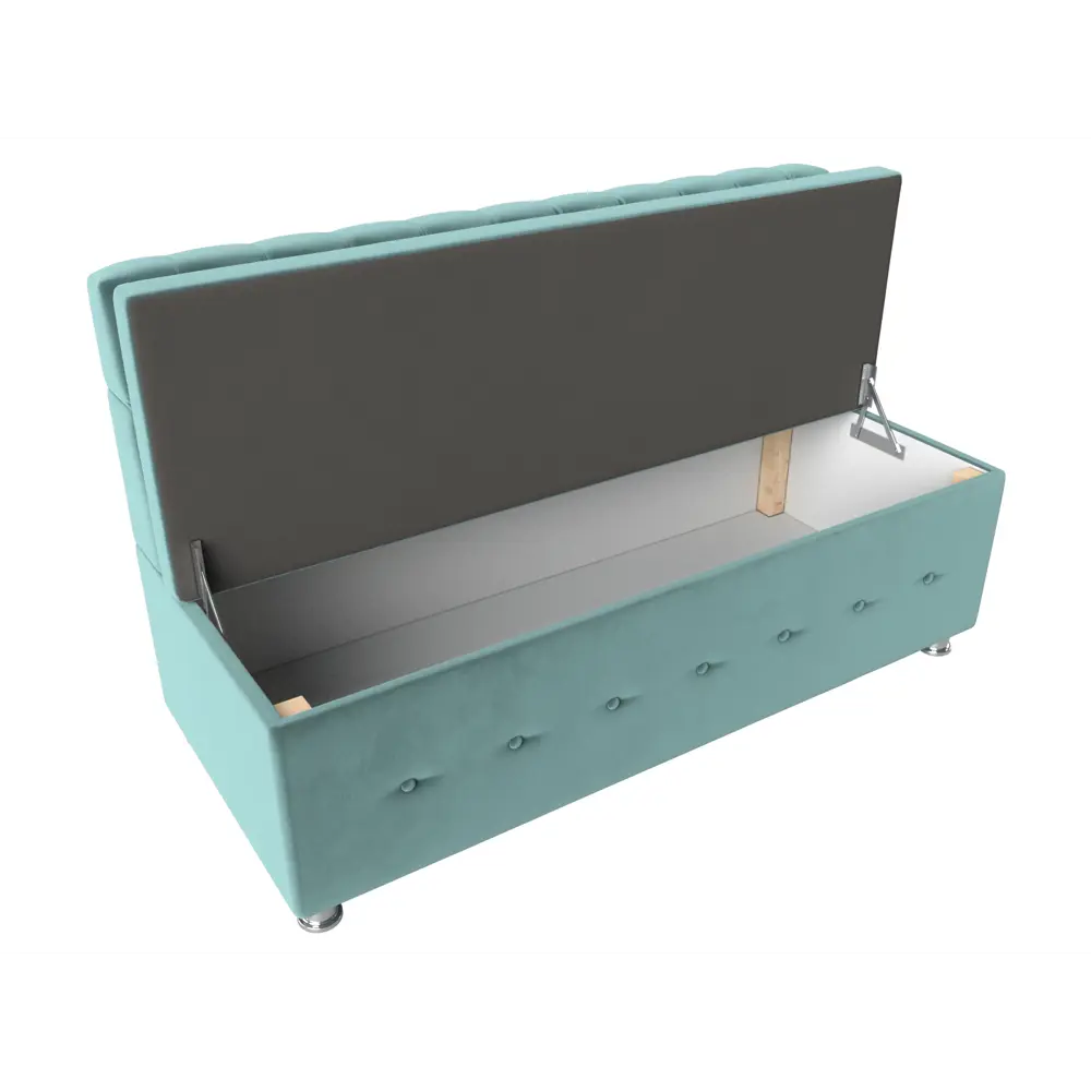 Фото 6 Диван Лига Диванов Вента 152x88x59 см велюр цвет бирюзовый Фото 6 Диван Лига Диванов Вента 152x88x59 см велюр цвет бирюзовый