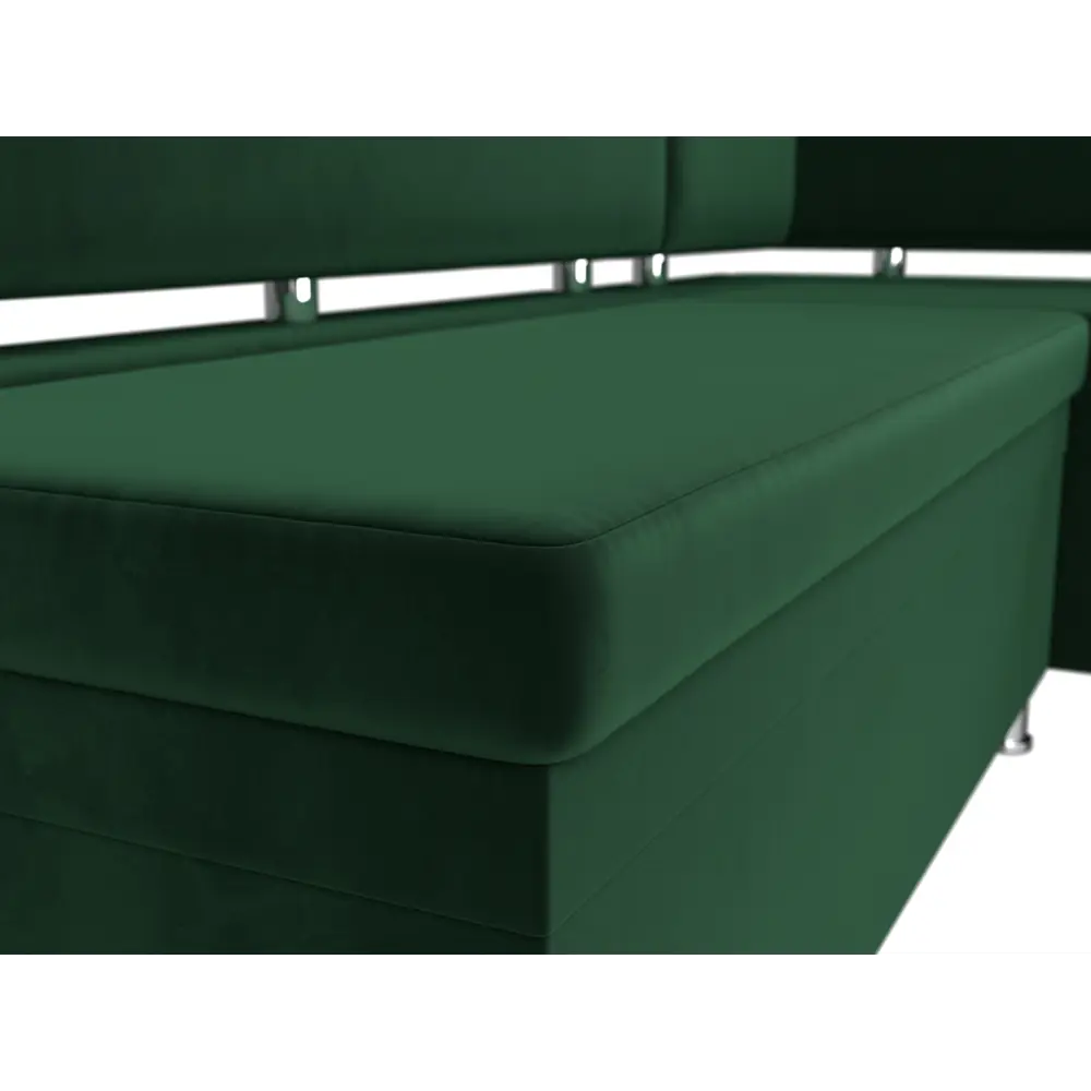 Фото 4 Диван Лига Диванов Стайл 111657 170x89x114 см велюр цвет зеленый