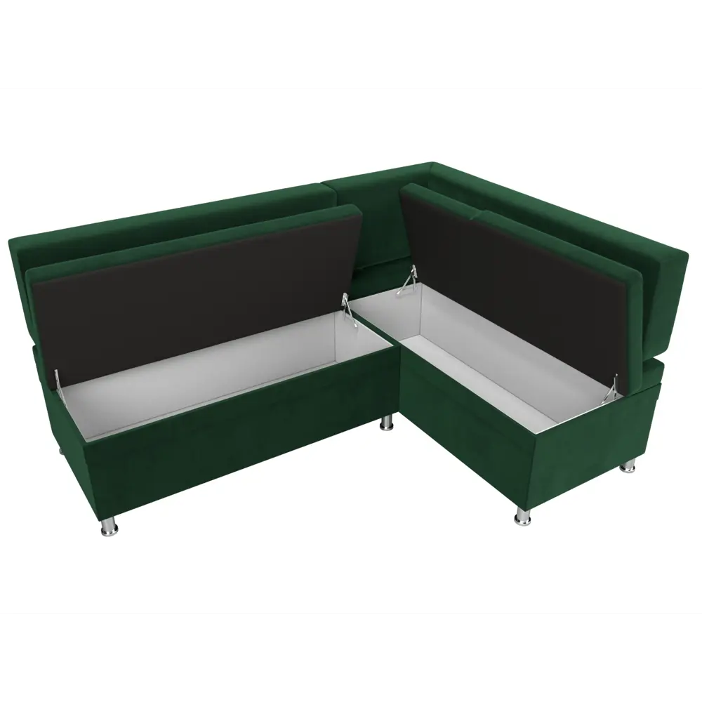 Фото 6 Диван Лига Диванов Стайл 111657 170x89x114 см велюр цвет зеленый