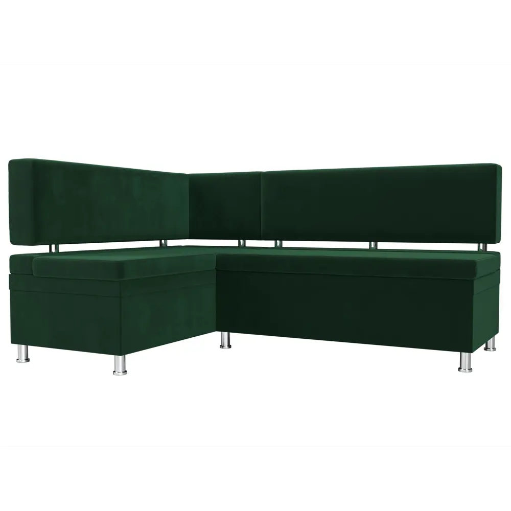 Фото Диван Лига Диванов Стайл 111657L 170x89x114 см велюр цвет зеленый