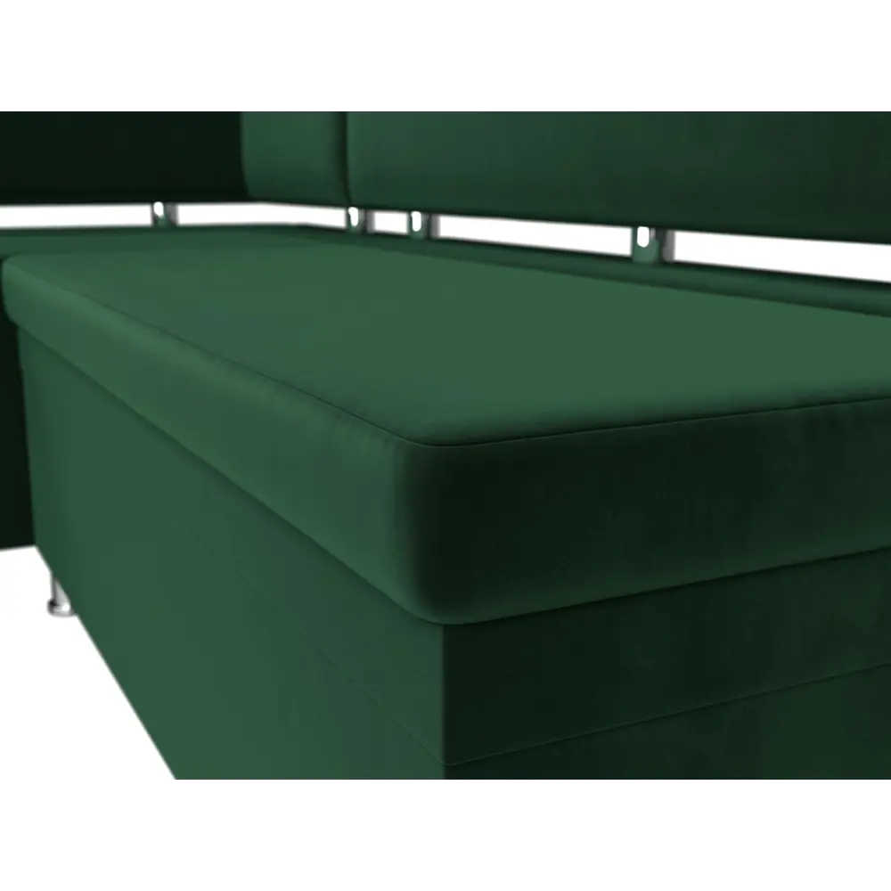 Фото 4 Диван Лига Диванов Стайл 111657L 170x89x114 см велюр цвет зеленый