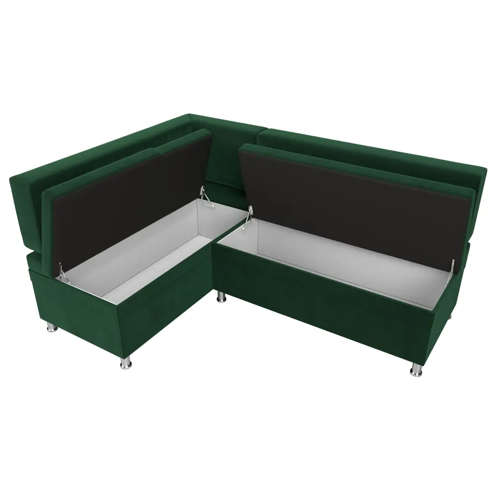 Фото 6 Диван Лига Диванов Стайл 111657L 170x89x114 см велюр цвет зеленый