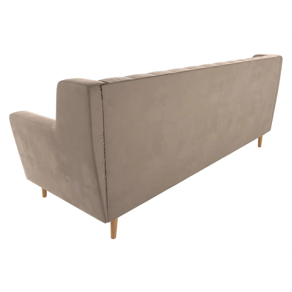 Фото 5 Диван прямой Лига Диванов Брайтон 198x85x80 см велюр цвет бежевый