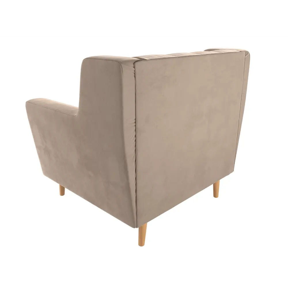 Фото 5 Кресло Лига Диванов Брайтон 90x85x80 велюр цвет бежевый Фото 5 Кресло Лига Диванов Брайтон 90x85x80 велюр цвет бежевый