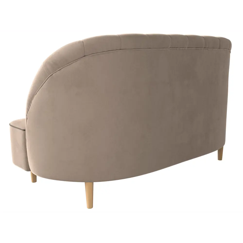 Фото 6 Диван-кушетка Лига Диванов Амиса 144x82x65 см велюр цвет бежевый