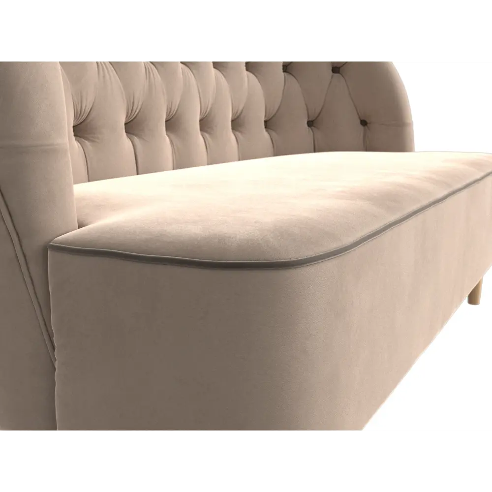 Фото 4 Диван-кушетка Лига Диванов Амиса 144x82x65 см велюр цвет бежевый