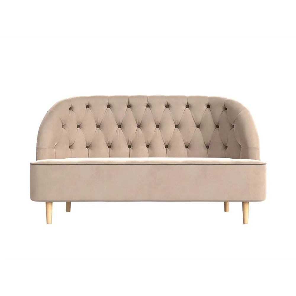 Фото 2 Диван-кушетка Лига Диванов Амиса 144x82x65 см велюр цвет бежевый