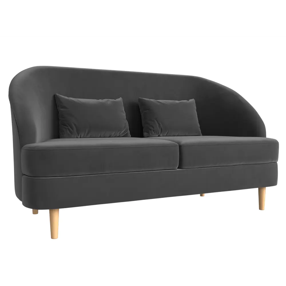 Фото Диван-кушетка Лига Диванов Атико 146x83x67 см велюр цвет серый Фото Диван-кушетка Лига Диванов Атико 146x83x67 см велюр цвет серый