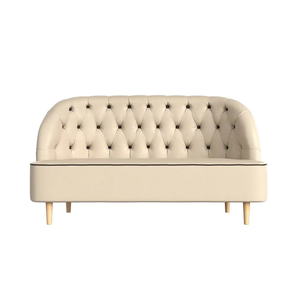 Фото 2 Диван-кушетка Лига Диванов Амиса 144x82x65 см экокожа цвет бежевый Фото 2 Диван-кушетка Лига Диванов Амиса 144x82x65 см экокожа цвет бежевый