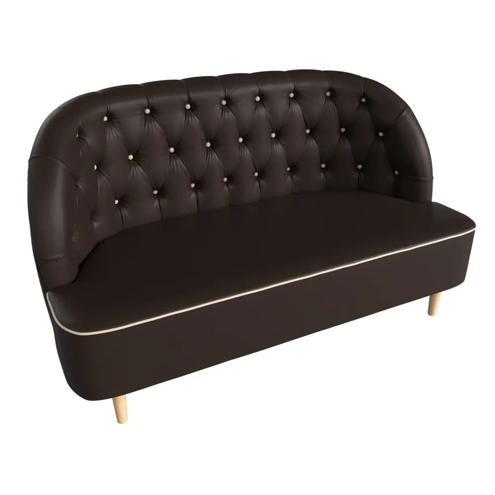 Фото 5 Диван-кушетка Лига Диванов Амиса 144x82x65 см экокожа цвет коричневый Фото 5 Диван-кушетка Лига Диванов Амиса 144x82x65 см экокожа цвет коричневый