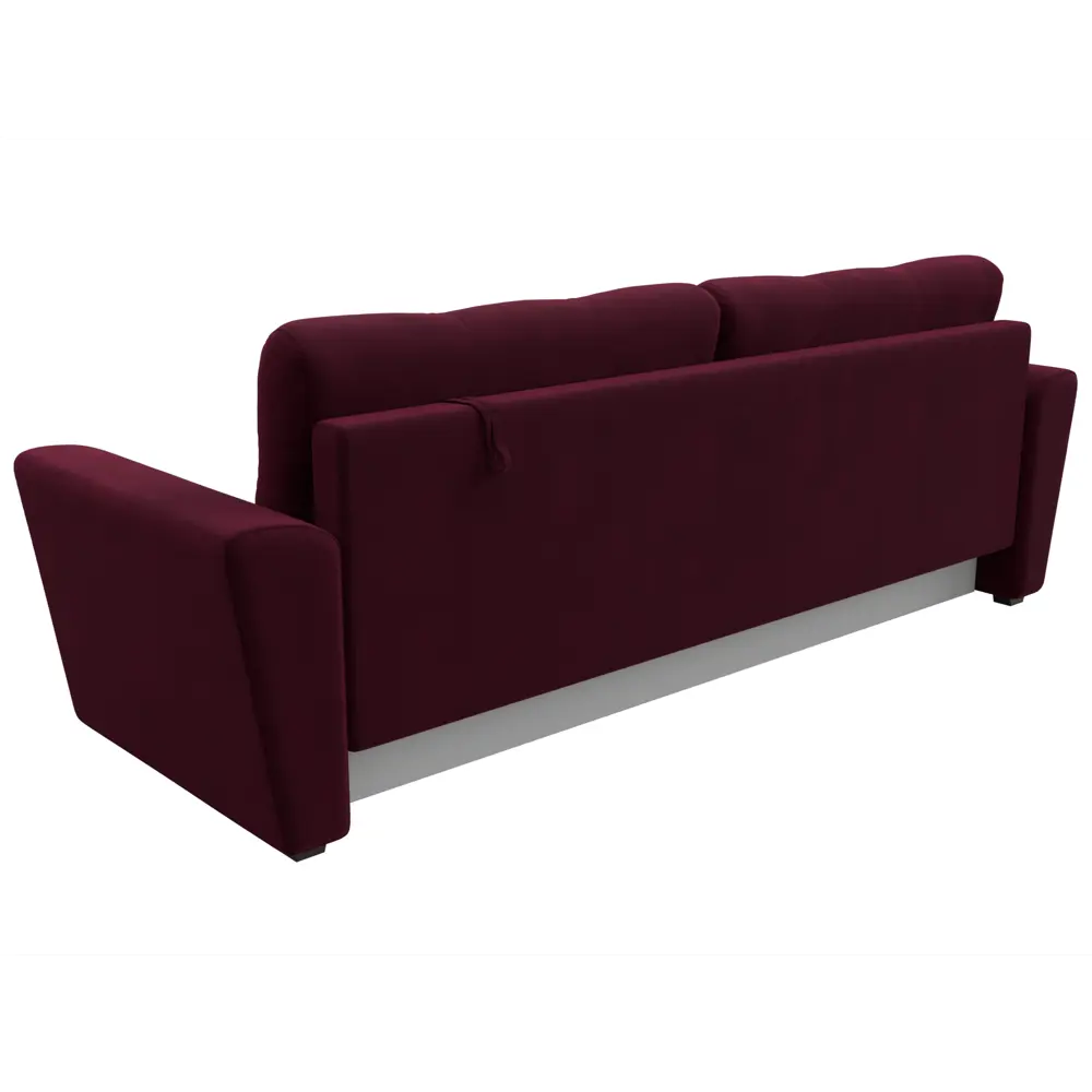 Фото 5 Диван прямой Лига Диванов Амстердам Лайт 234x91x77 см пенополиуретан цвет бордовый