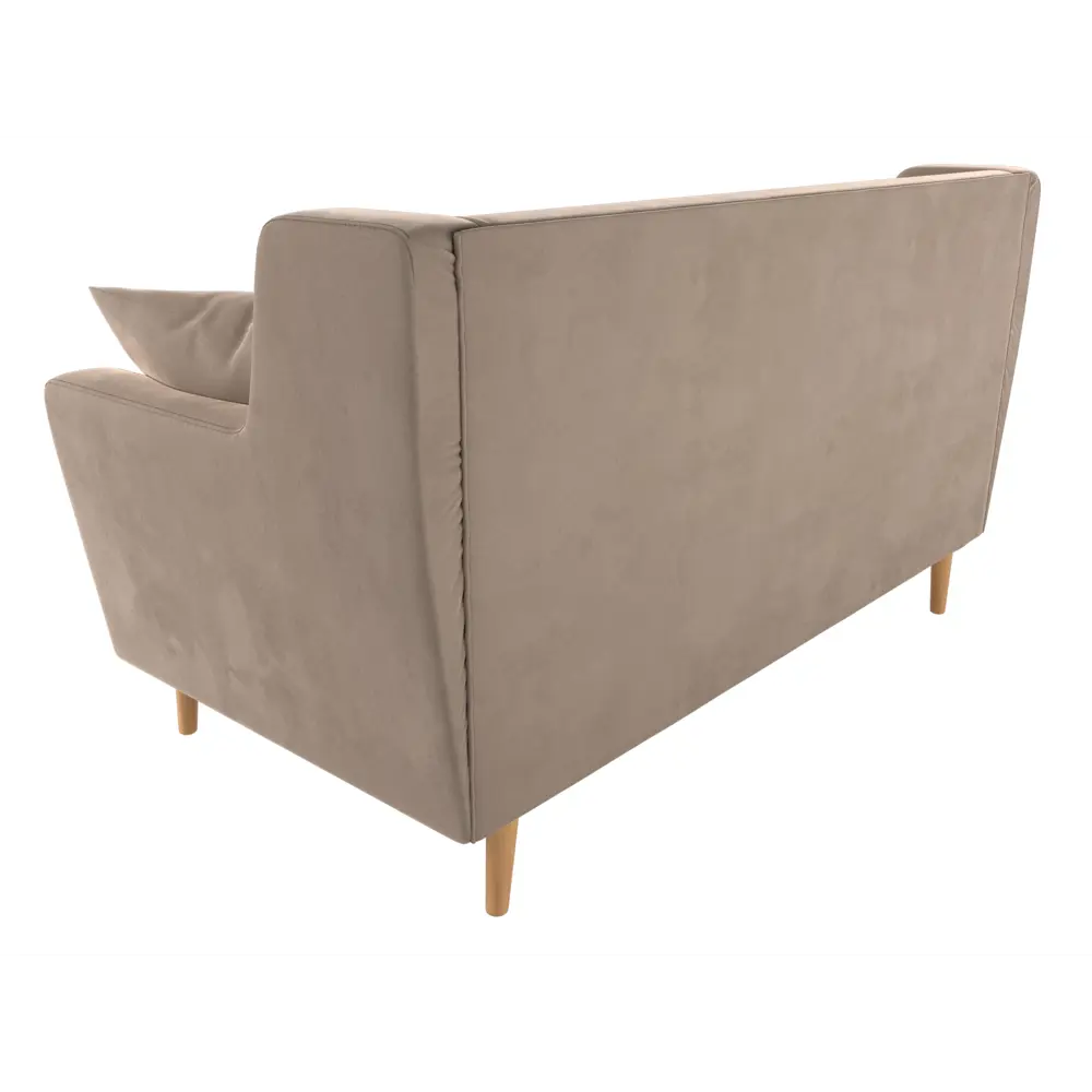 Фото 5 Прямой диван Лига диванов Брайтон 139x85x80 см велюр цвет бежевый Фото 5 Прямой диван Лига диванов Брайтон 139x85x80 см велюр цвет бежевый