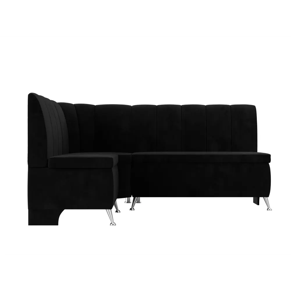 Фото 2 Диван Лига Диванов Кантри левый угол 172x88x134 см велюр цвет черный Фото 2 Диван Лига Диванов Кантри левый угол 172x88x134 см велюр цвет черный