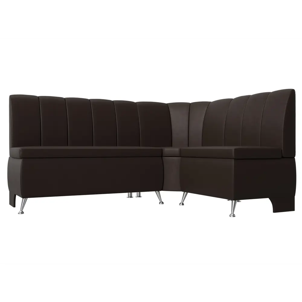 Фото Диван Лига Диванов Кантри правый угол 172x88x134 см экокожа цвет коричневый Фото Диван Лига Диванов Кантри правый угол 172x88x134 см экокожа цвет коричневый