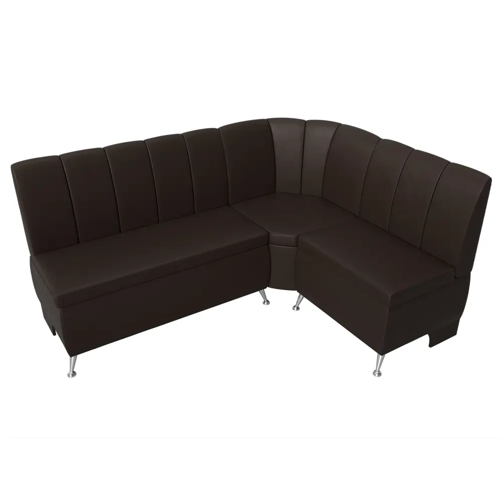 Фото 5 Диван Лига Диванов Кантри правый угол 172x88x134 см экокожа цвет коричневый Фото 5 Диван Лига Диванов Кантри правый угол 172x88x134 см экокожа цвет коричневый