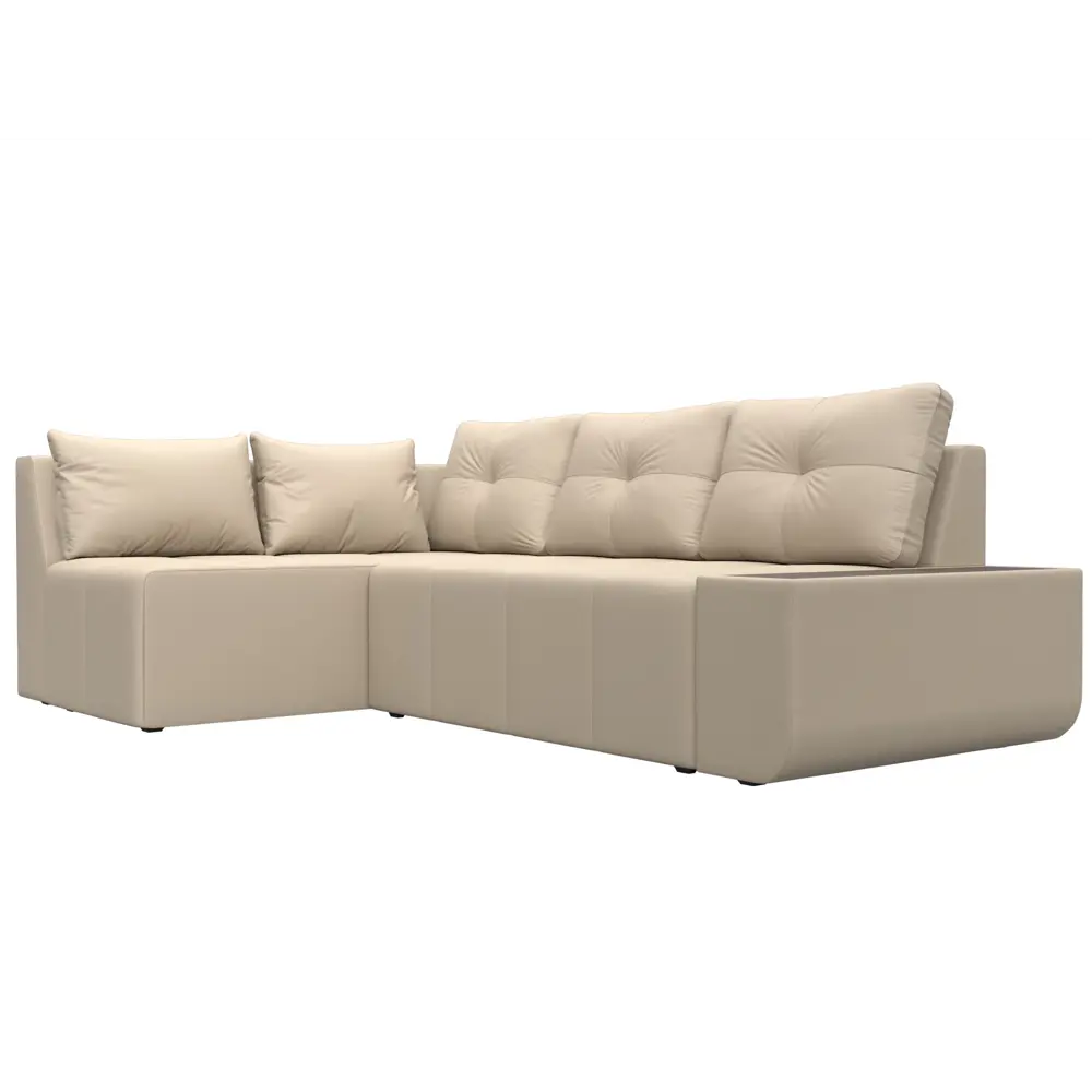 Фото 3 Диван Лига Диванов Амадэус 109701L 262x69x169 см экокожа цвет бежевый Фото 3 Диван Лига Диванов Амадэус 109701L 262x69x169 см экокожа цвет бежевый