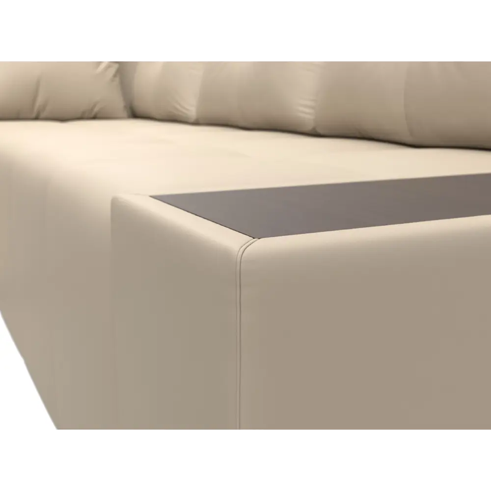 Фото 4 Диван Лига Диванов Амадэус 109701L 262x69x169 см экокожа цвет бежевый Фото 4 Диван Лига Диванов Амадэус 109701L 262x69x169 см экокожа цвет бежевый