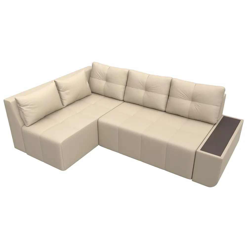 Фото 6 Диван Лига Диванов Амадэус 109701L 262x69x169 см экокожа цвет бежевый Фото 6 Диван Лига Диванов Амадэус 109701L 262x69x169 см экокожа цвет бежевый