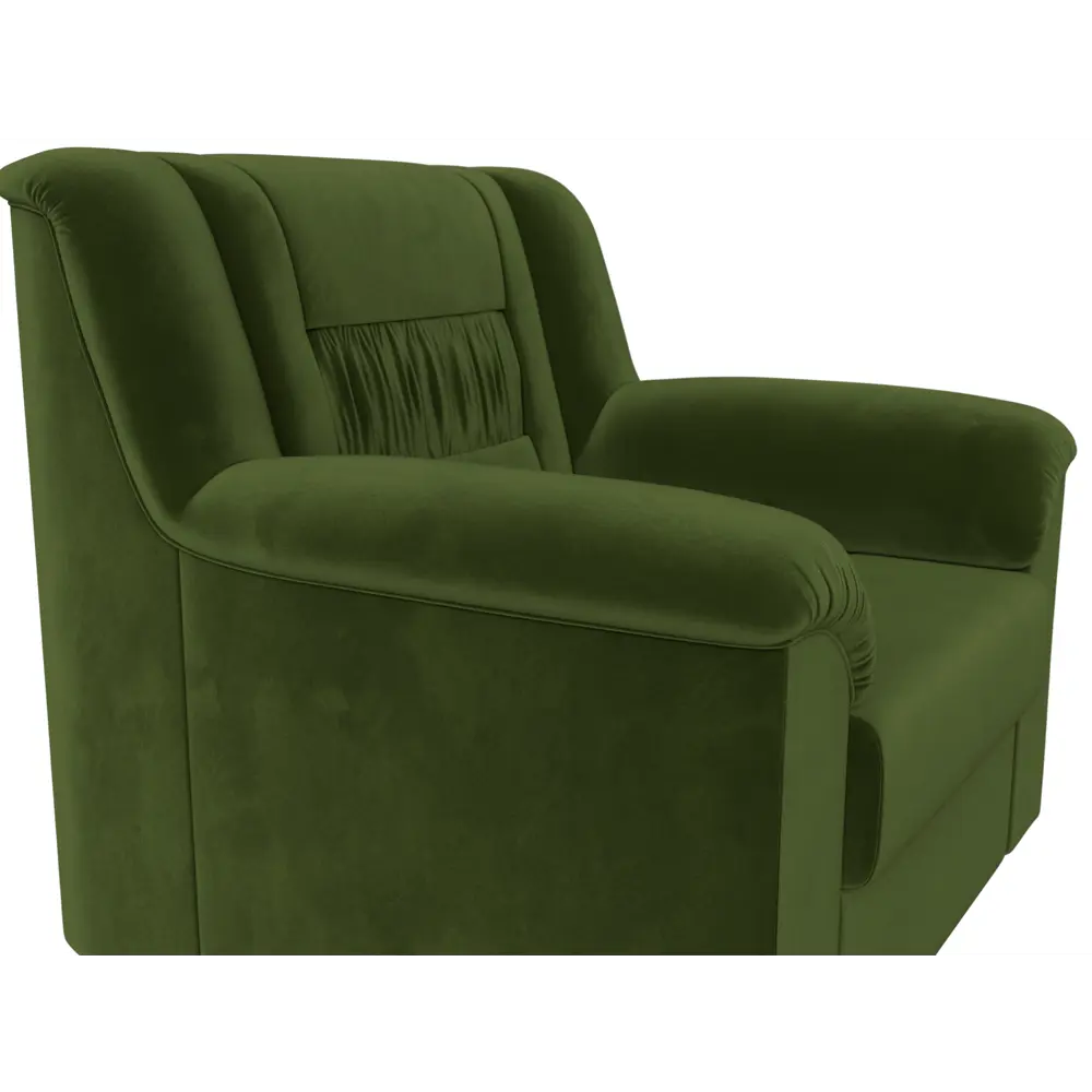 Фото 4 Кресло Лига Диванов Карелия 105x88x90 см микровельвет цвет зеленый Фото 4 Кресло Лига Диванов Карелия 105x88x90 см микровельвет цвет зеленый