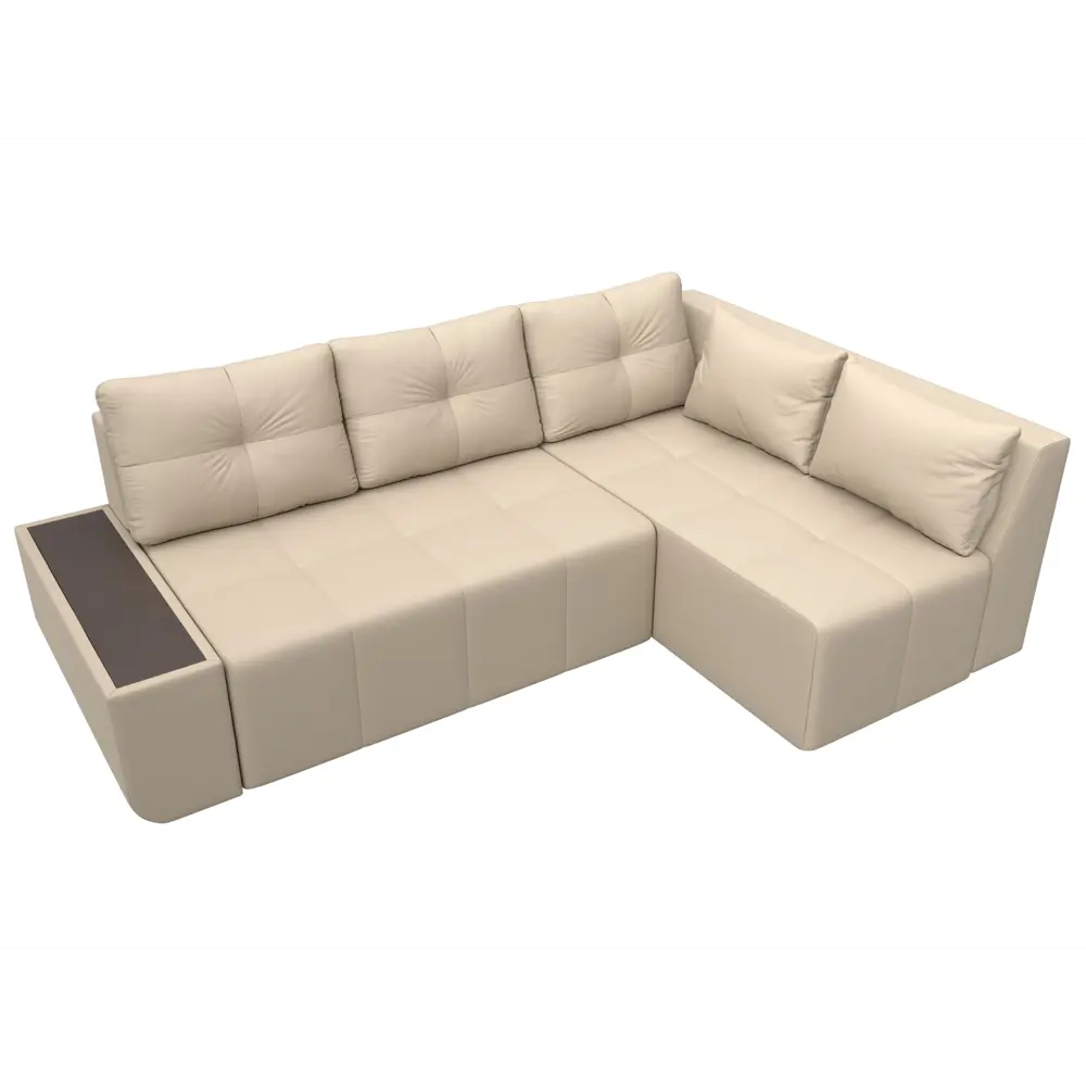 Фото 6 Диван Лига Диванов Амадэус 109701 262x69x169 см экокожа цвет бежевый Фото 6 Диван Лига Диванов Амадэус 109701 262x69x169 см экокожа цвет бежевый