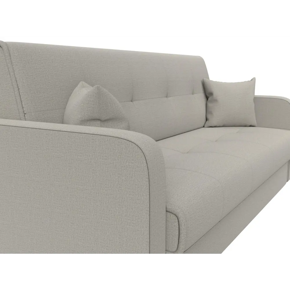 Фото 3 Диван Лига Диванов Надежда 121127 201x89x82 см рогожка цвет амур бежевый Фото 3 Диван Лига Диванов Надежда 121127 201x89x82 см рогожка цвет амур бежевый