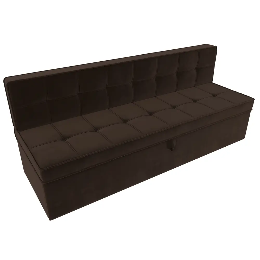 Фото 5 Диван Лига Диванов Техас 184x83x64 см микровельвет цвет коричневый Фото 5 Диван Лига Диванов Техас 184x83x64 см микровельвет цвет коричневый