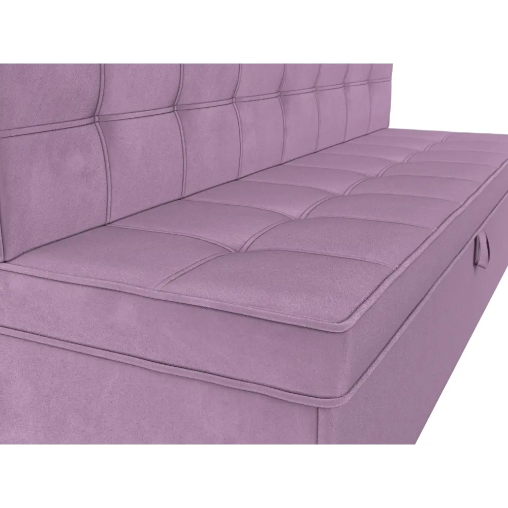Фото 4 Диван Лига Диванов Техас 184x83x64 см микровельвет цвет сиреневый Фото 4 Диван Лига Диванов Техас 184x83x64 см микровельвет цвет сиреневый