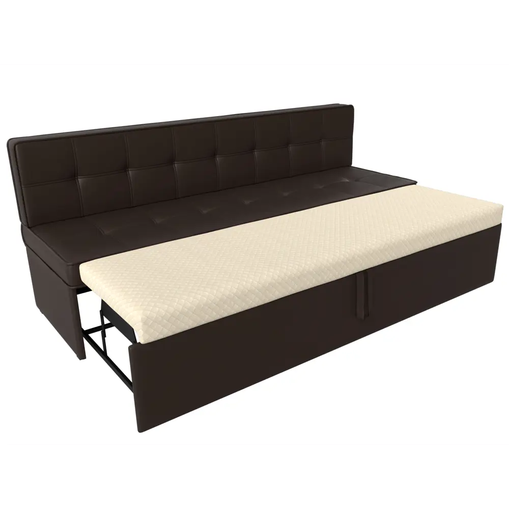 Фото 6 Диван Лига Диванов Техас 184x83x64 см экокожа цвет коричневый Фото 6 Диван Лига Диванов Техас 184x83x64 см экокожа цвет коричневый