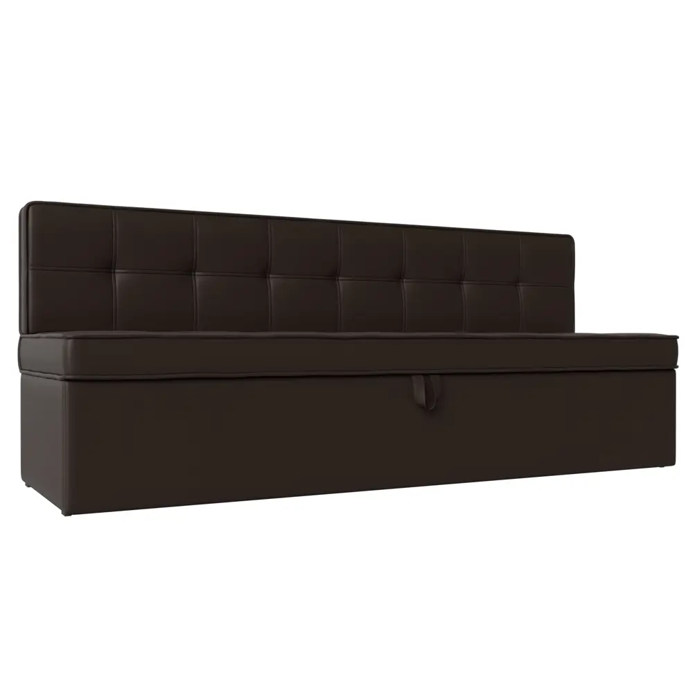 Фото Диван Лига Диванов Техас 184x83x64 см экокожа цвет коричневый Фото Диван Лига Диванов Техас 184x83x64 см экокожа цвет коричневый