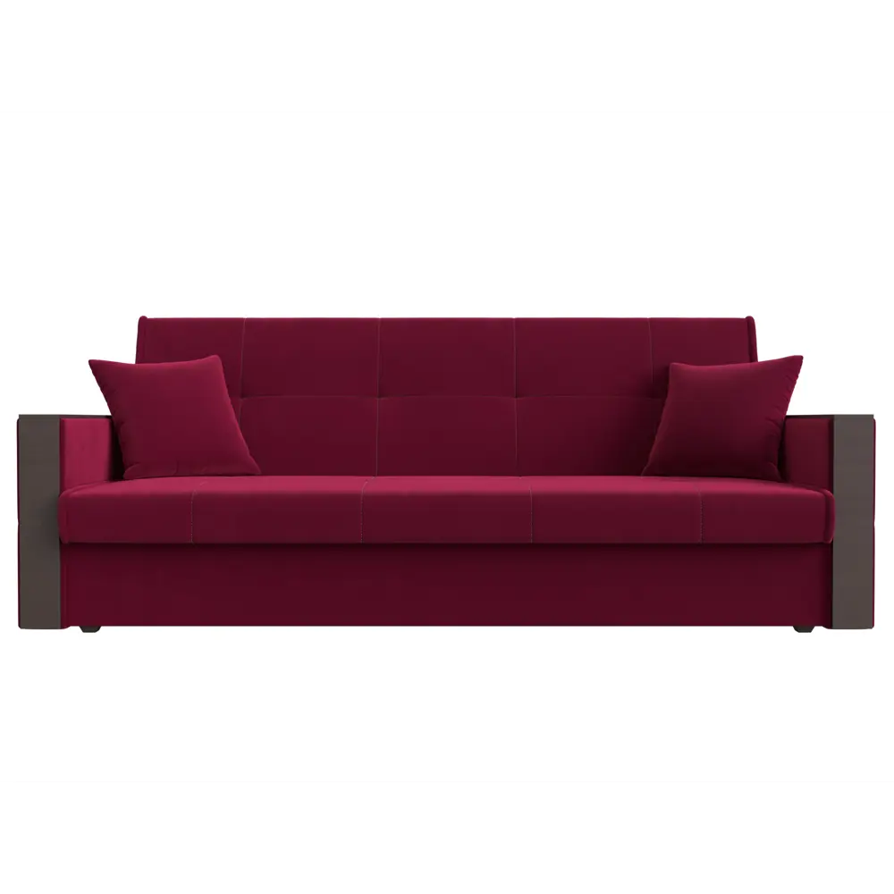 Фото 5 Диван Лига диванов Валенсия 210x90x85 см микровельвет цвет бордовый Фото 5 Диван Лига диванов Валенсия 210x90x85 см микровельвет цвет бордовый