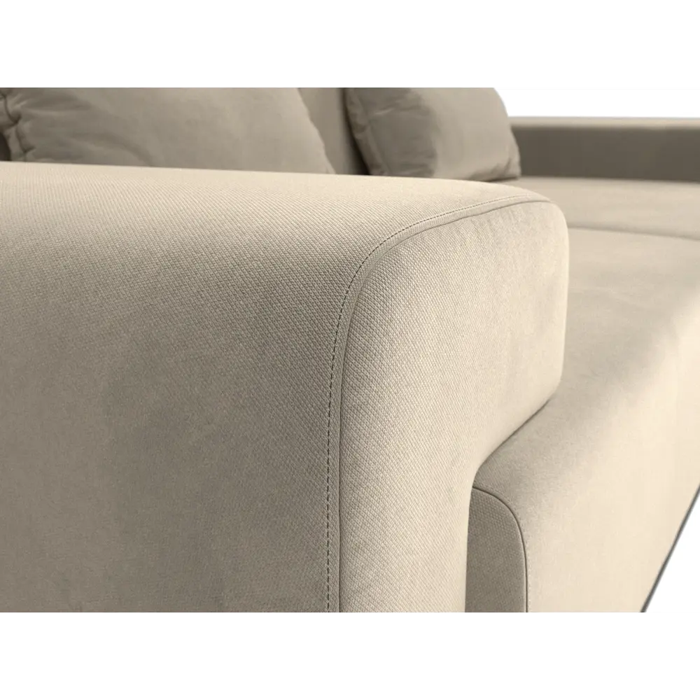 Фото 4 Диван Лига диванов Мюнхен 109103 206x84x78 см микровельвет цвет бежевый