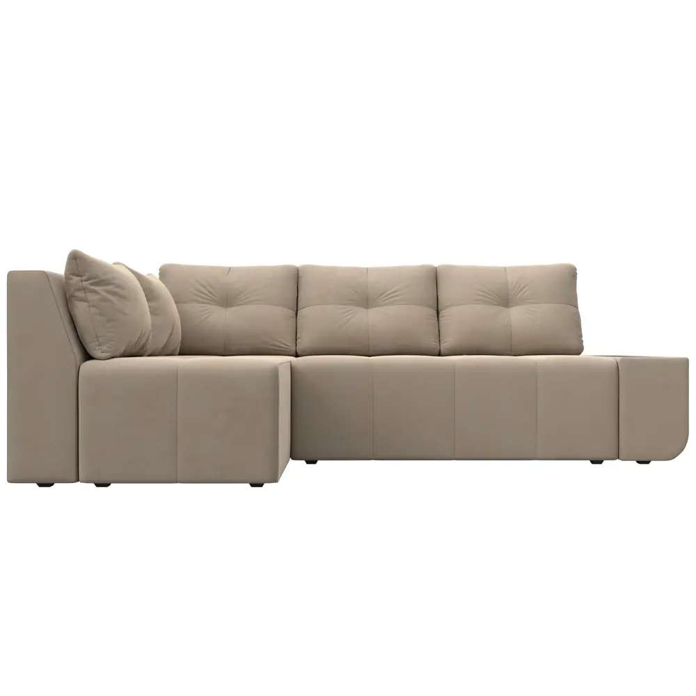 Фото 2 Диван Лига Диванов Амадэус 109681L 262x69x169 см велюр цвет бежевый