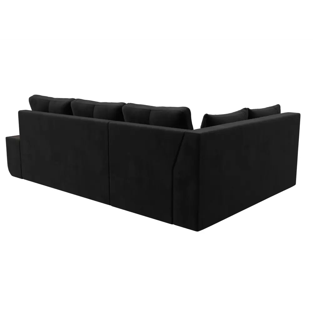 Фото 5 Диван Лига Диванов Амадэус 109697L 262x69x169 см микровельвет цвет черный Фото 5 Диван Лига Диванов Амадэус 109697L 262x69x169 см микровельвет цвет черный