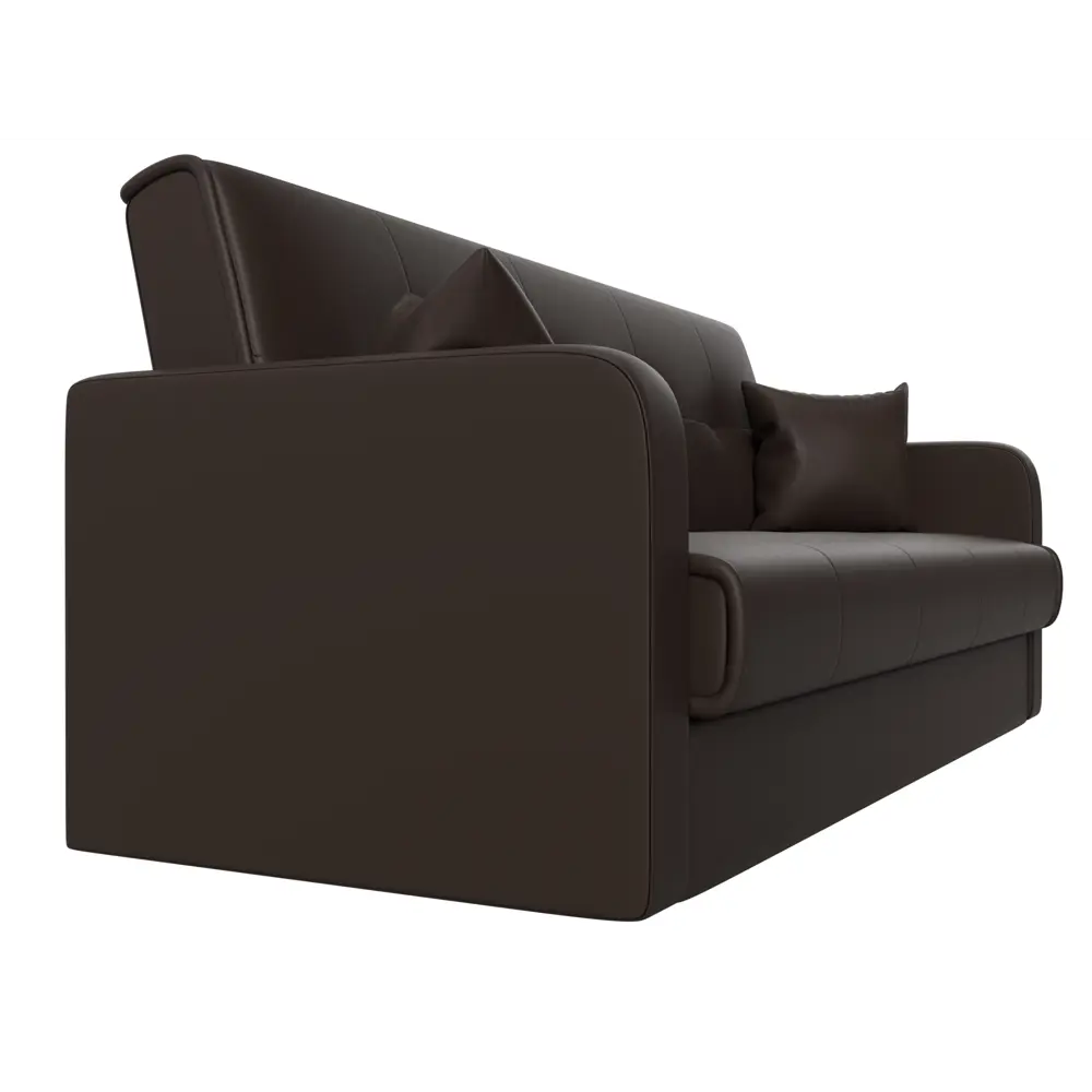 Фото 4 Диван Лига диванов Надежда 201x90x85 см экокожа цвет коричневый Фото 4 Диван Лига диванов Надежда 201x90x85 см экокожа цвет коричневый