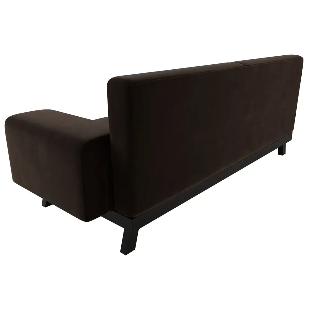 Фото 6 Диван Лига диванов Мюнхен 109107 206x84x78 см микровельвет цвет коричневый