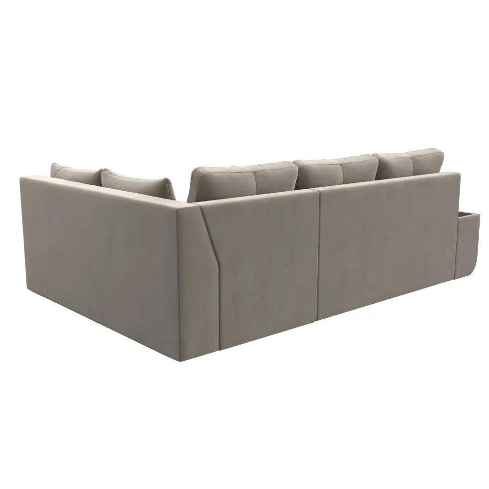 Фото 5 Диван Лига Диванов Амадэус 109689 262x69x169 см микровельвет цвет бежевый