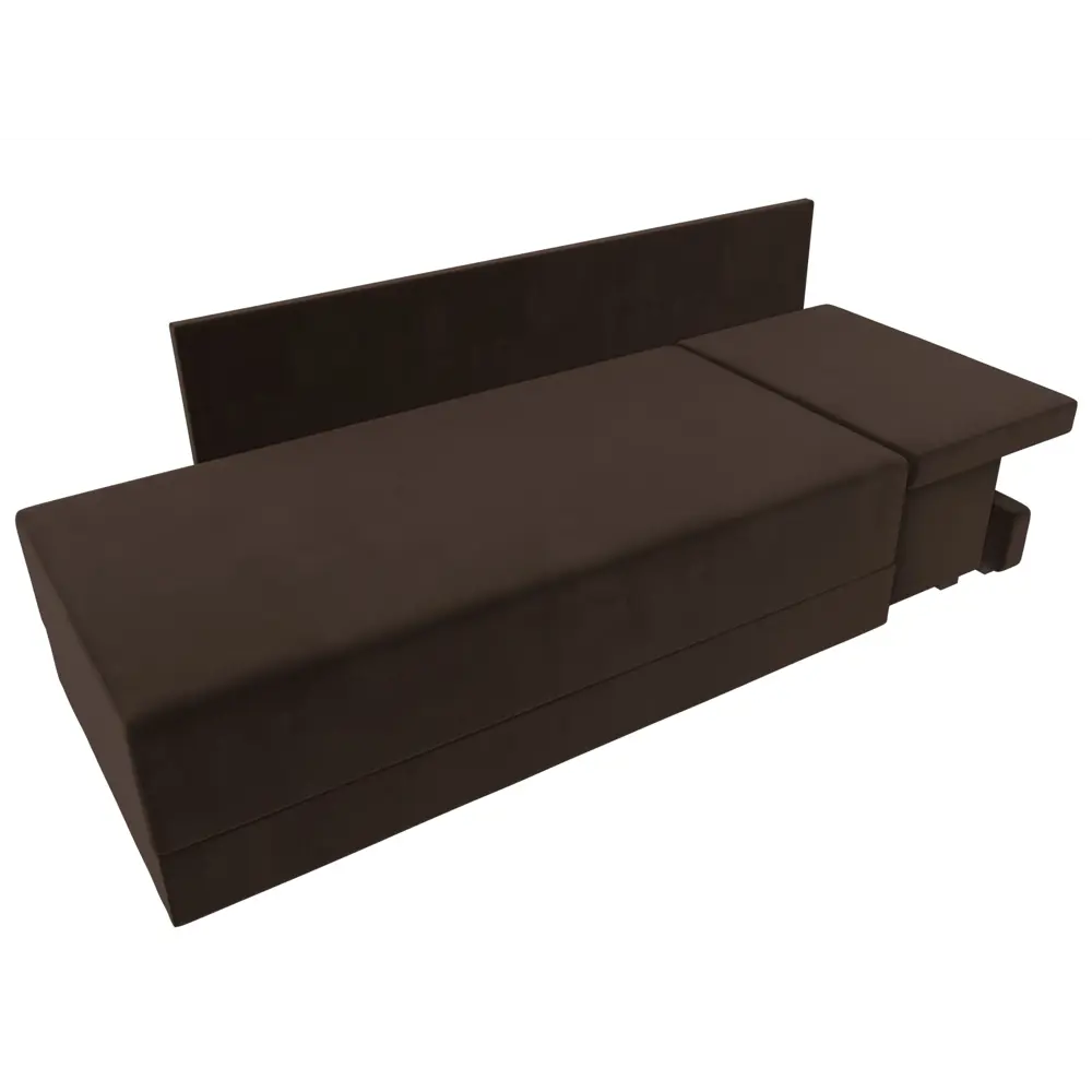 Фото 9 Кушетка Лига Диванов Никас 118408 150x73x82 см вельвет цвет коричневый Фото 9 Кушетка Лига Диванов Никас 118408 150x73x82 см вельвет цвет коричневый