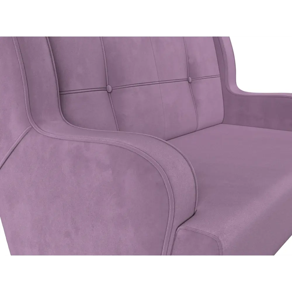 Фото 4 Диван Лига диванов Неаполь 138x101x80 см микровельвет цвет сиреневый Фото 4 Диван Лига диванов Неаполь 138x101x80 см микровельвет цвет сиреневый