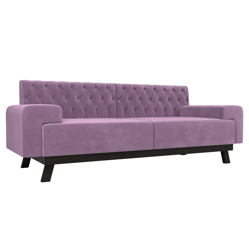 Фото Диван Лига диванов Мюнхен 109133 206x84x78 см микровельвет цвет сиреневый Фото Диван Лига диванов Мюнхен 109133 206x84x78 см микровельвет цвет сиреневый