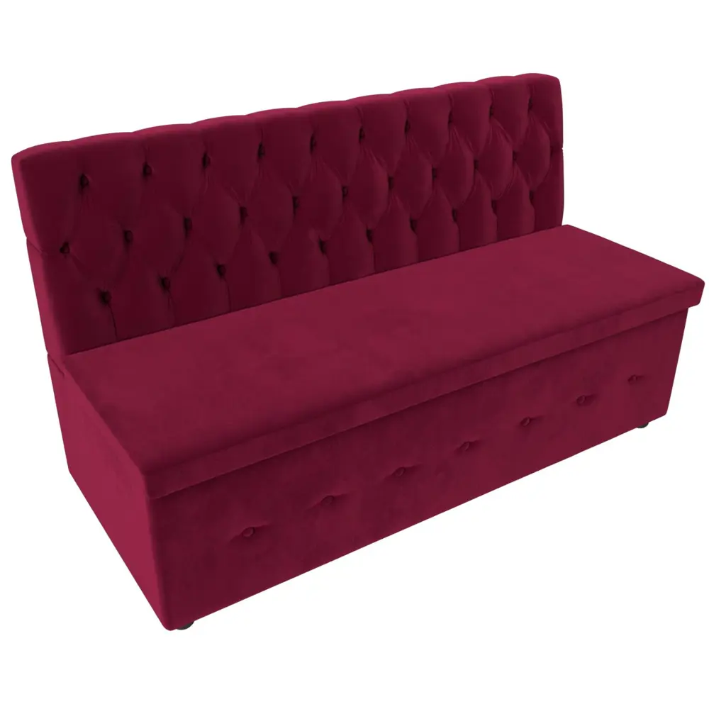 Фото 5 Диван Лига Диванов Вента 113266 152x88x59 см вельвет цвет бордовый Фото 5 Диван Лига Диванов Вента 113266 152x88x59 см вельвет цвет бордовый