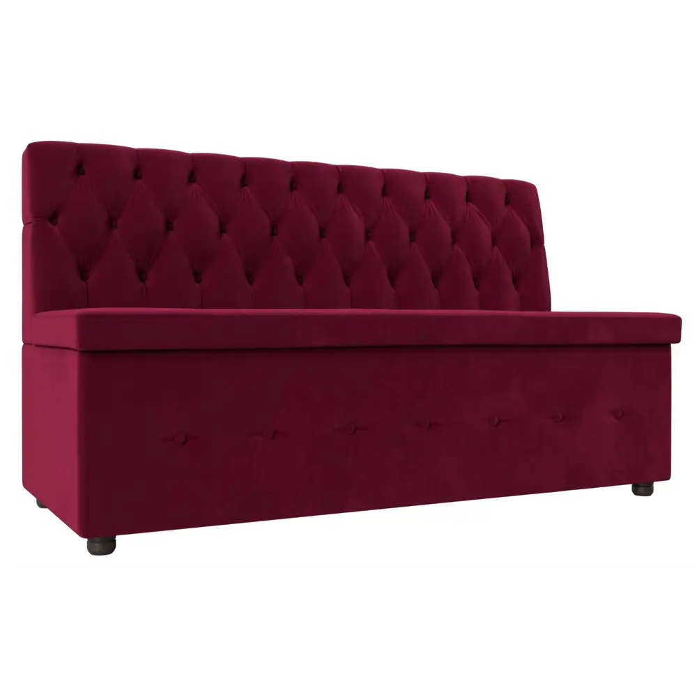 Фото Диван Лига Диванов Вента 113266 152x88x59 см вельвет цвет бордовый Фото Диван Лига Диванов Вента 113266 152x88x59 см вельвет цвет бордовый