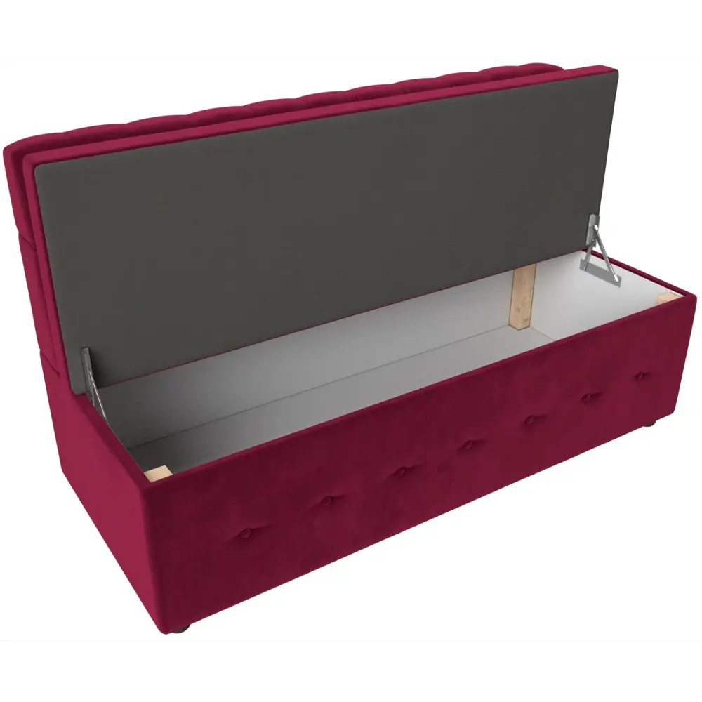 Фото 6 Диван Лига Диванов Вента 113266 152x88x59 см вельвет цвет бордовый Фото 6 Диван Лига Диванов Вента 113266 152x88x59 см вельвет цвет бордовый