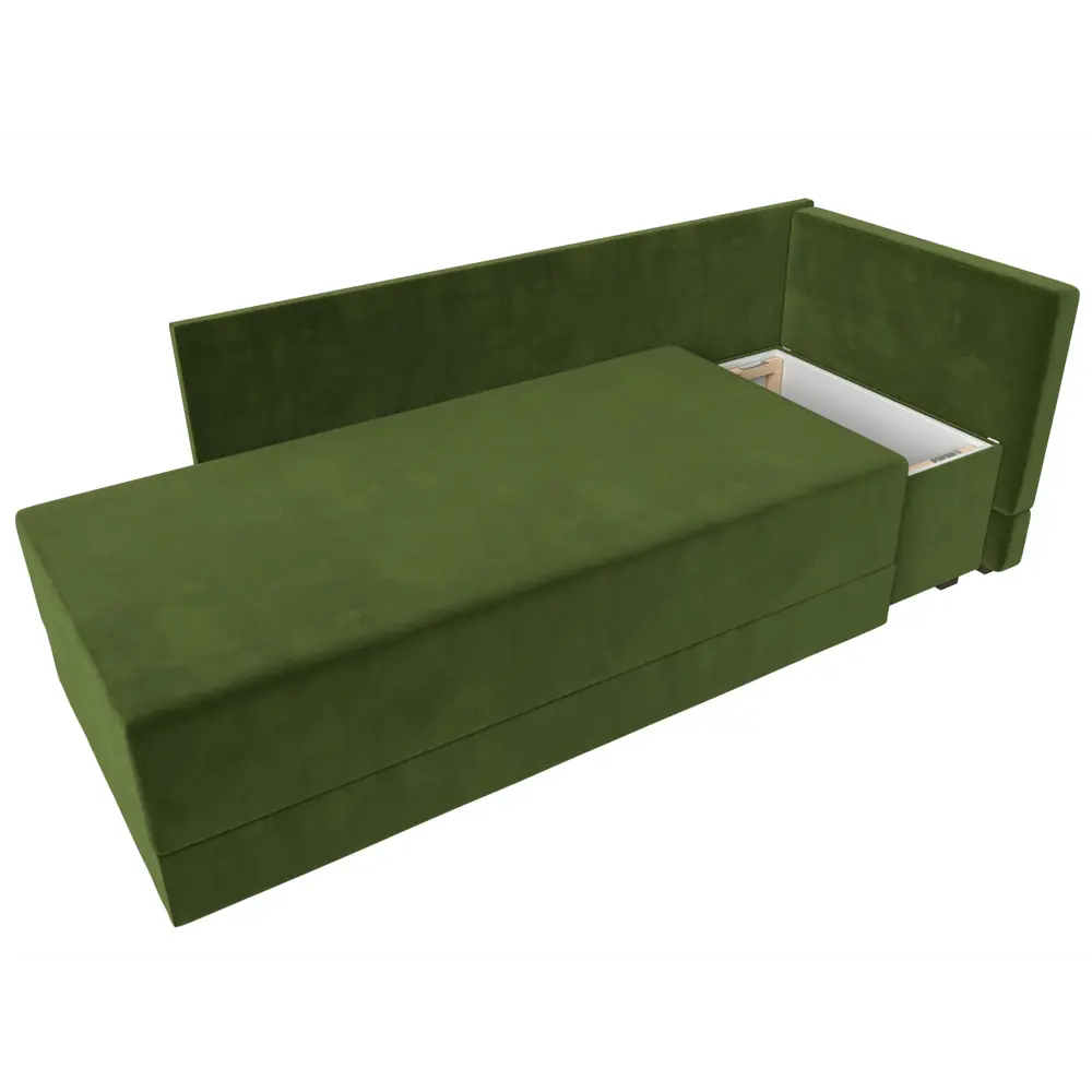 Фото 8 Кушетка Лига Диванов Никас 118405 150x73x82 см вельвет цвет зелёный Фото 8 Кушетка Лига Диванов Никас 118405 150x73x82 см вельвет цвет зелёный