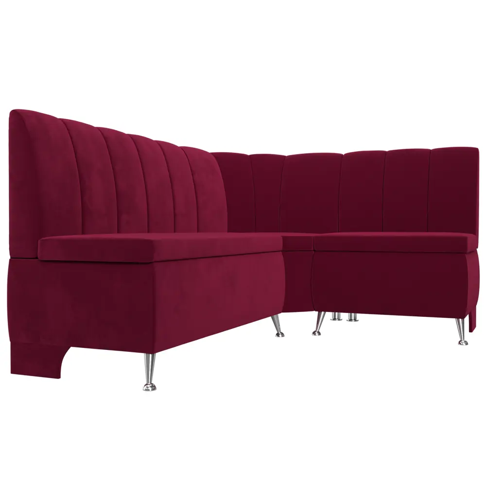 Фото 3 Диван Лига Диванов Кантри правый угол 172x88x134 см микровельвет цвет бордовый Фото 3 Диван Лига Диванов Кантри правый угол 172x88x134 см микровельвет цвет бордовый