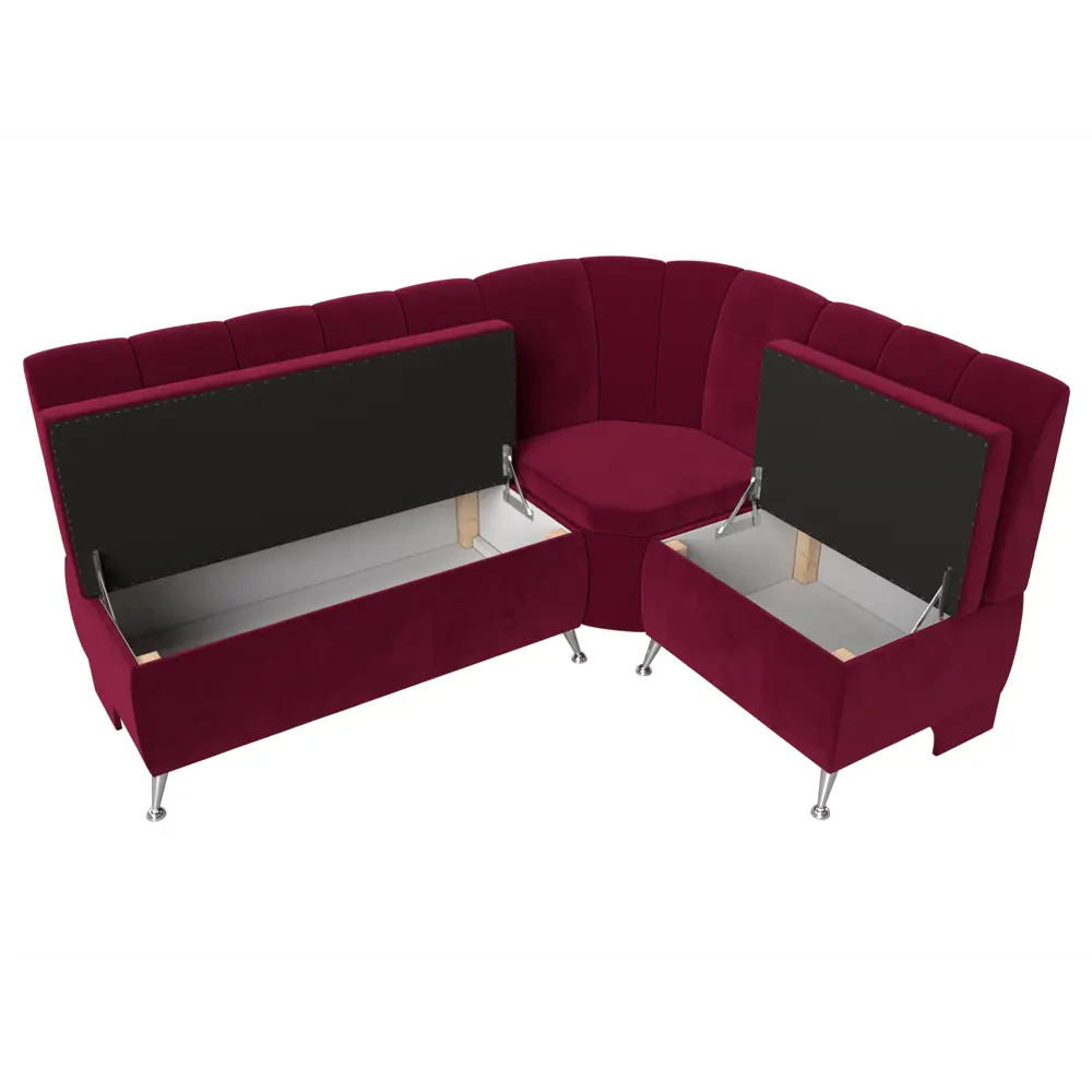 Фото 6 Диван Лига Диванов Кантри правый угол 172x88x134 см микровельвет цвет бордовый Фото 6 Диван Лига Диванов Кантри правый угол 172x88x134 см микровельвет цвет бордовый