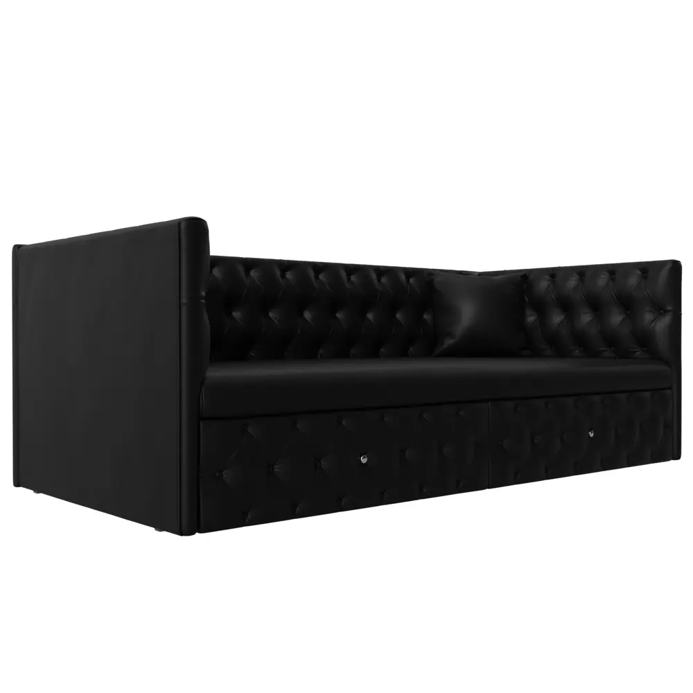 Фото 7 Диван Лига Диванов Найс 107123 204x78x87 см экокожа цвет черный Фото 7 Диван Лига Диванов Найс 107123 204x78x87 см экокожа цвет черный