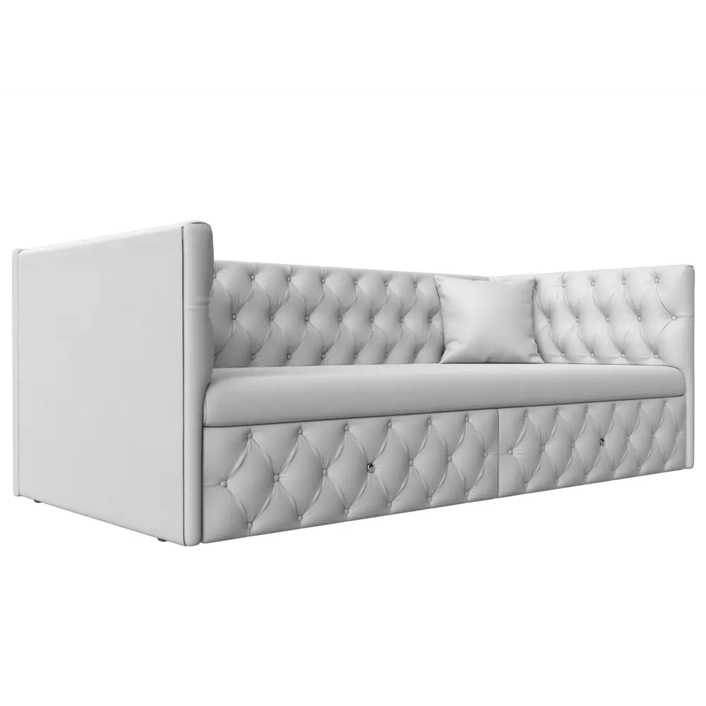 Фото 7 Диван Лига Диванов Найс 107121 204x78x87 см экокожа цвет белый Фото 7 Диван Лига Диванов Найс 107121 204x78x87 см экокожа цвет белый